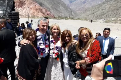 Al final, Gerardo Morales y Tulia Snopek se casaron en una ceremonia indígena