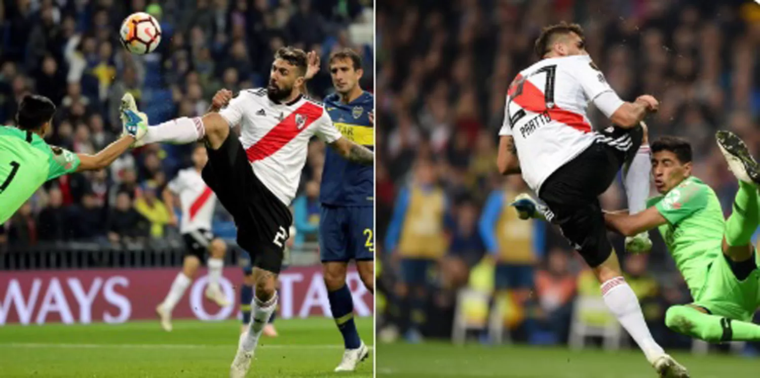 ¿ERA PENAL? Andrada salió a cortar a Pratto y el árbitro marcó falta del delantero.