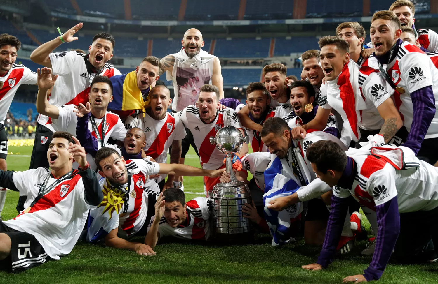 CAMPEONES. River sacó pasaje al Mundial de Clubes.