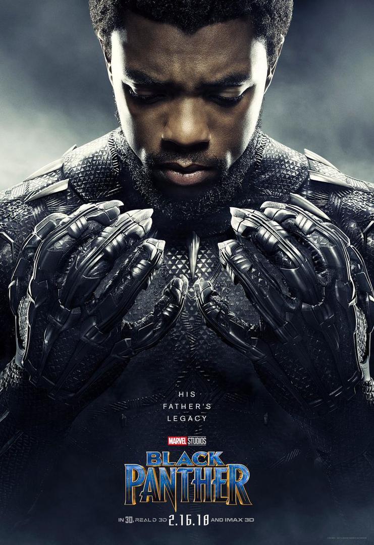 “BLACK PANTHER”. Primer filme de superhéroes en el rubro central.