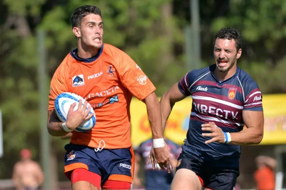 AL ATAQUE. Juan Manuel Molinuevo, uno de los hombres clave de Tucuman 7’s. 