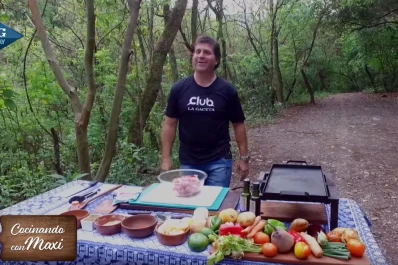 Hoy, en Cocinando con Maxi: bondiola rellena con queso, pasas y verduras