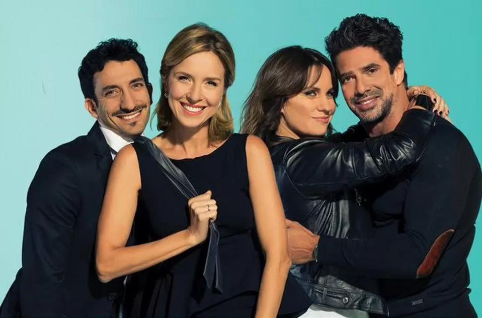 PROTAGONISTAS. Las dos parejas subieron el rating de Telefe. 