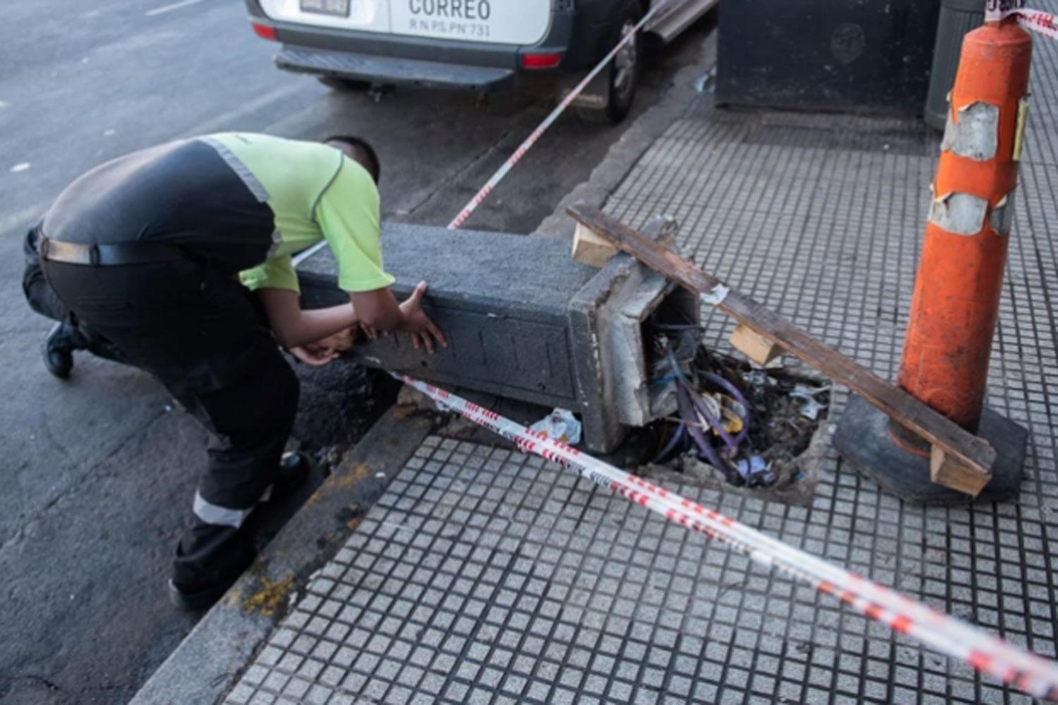 Costará millones reparar los destrozos en la zona del Obelisco tras los festejos de River