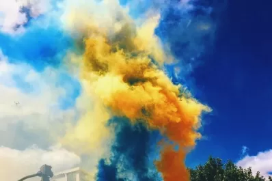 Con La Bombonera cerrada, los hinchas de Boca celebran su día en El Obelisco