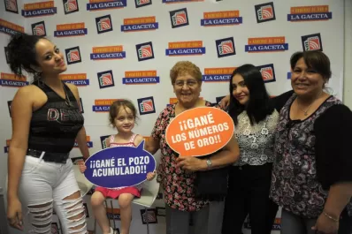 Números de Oro: siempre esperó ganar, y su fe le acercó el premio