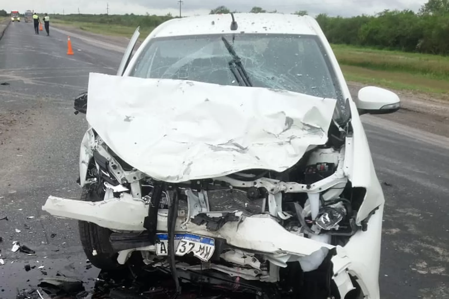 ACCIDENTE EN EL SUR. Tres personas murieron a raíz de un choque entre dos autos.