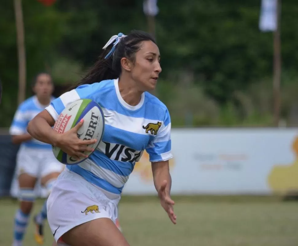 SIGUE CRECIENDO. Florencia Moreno, en Las Pumas.  