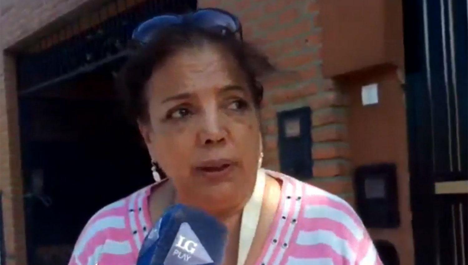 NÉLIDA BELLOR. Vecina de la zona del robo.