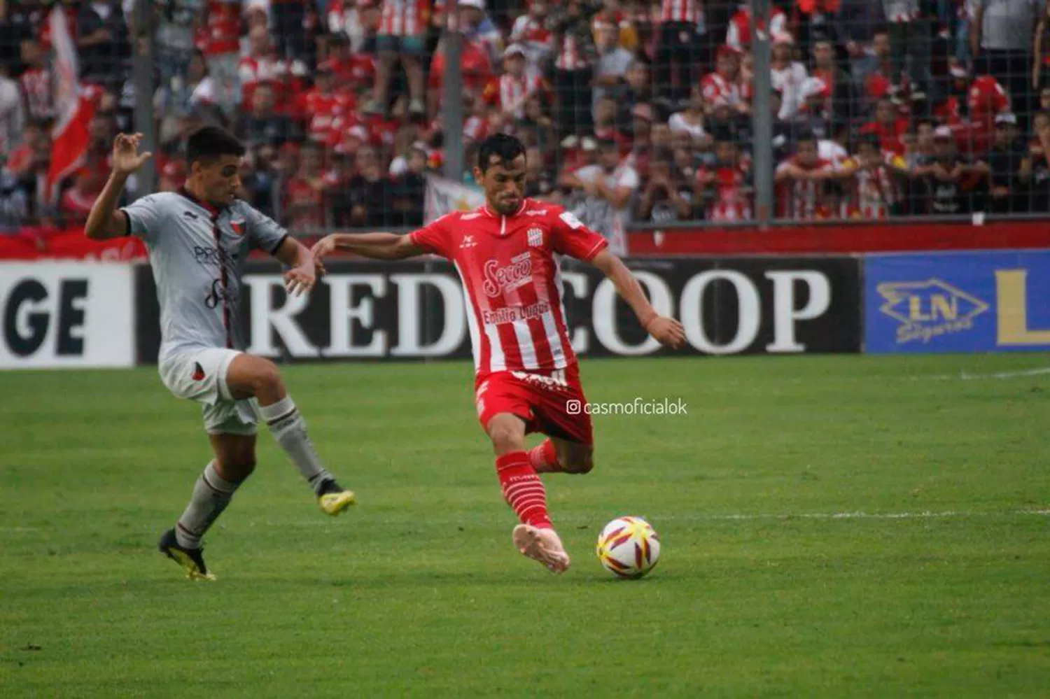 GRAN PEGADA. Tino Costa demostró su calidad en San Martín.