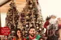 Como en la nieve pero en Rosario, así fue la navidad de Messi
