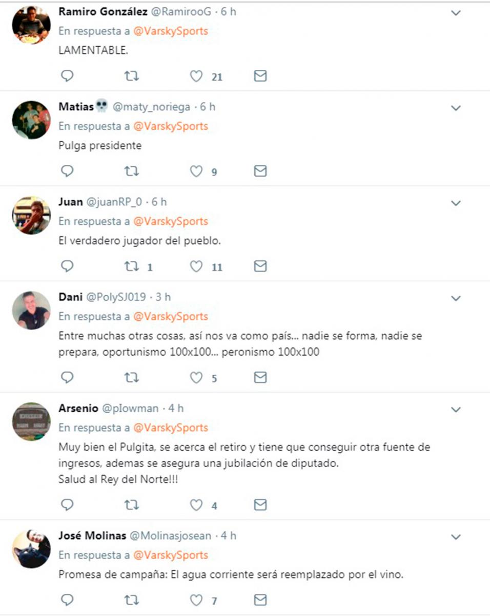 ¿Qué dicen los hinchas sobre la afiliación del Pulga Rodríguez al PJ?