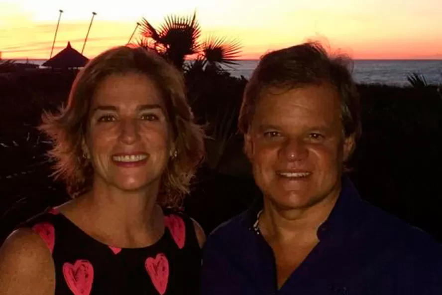 EN EL RECUERDO. Enrique Sacco le dedicó unas palabras a su ex mujer, Débora Pérez Volpin.