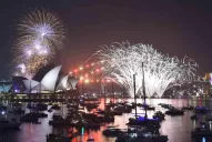 Video: Nueva Zelanda celebró el Año Nuevo 2019 con un espectacular juego de fuegos artificiales