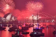 Así festejó el mundo la llegada del Año Nuevo