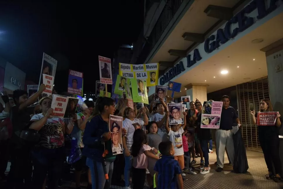 EN LA GACETA. Ciudadanos exigen a las autoridades un plan de seguridad. fla gaceta / foto de analia jaramillo 