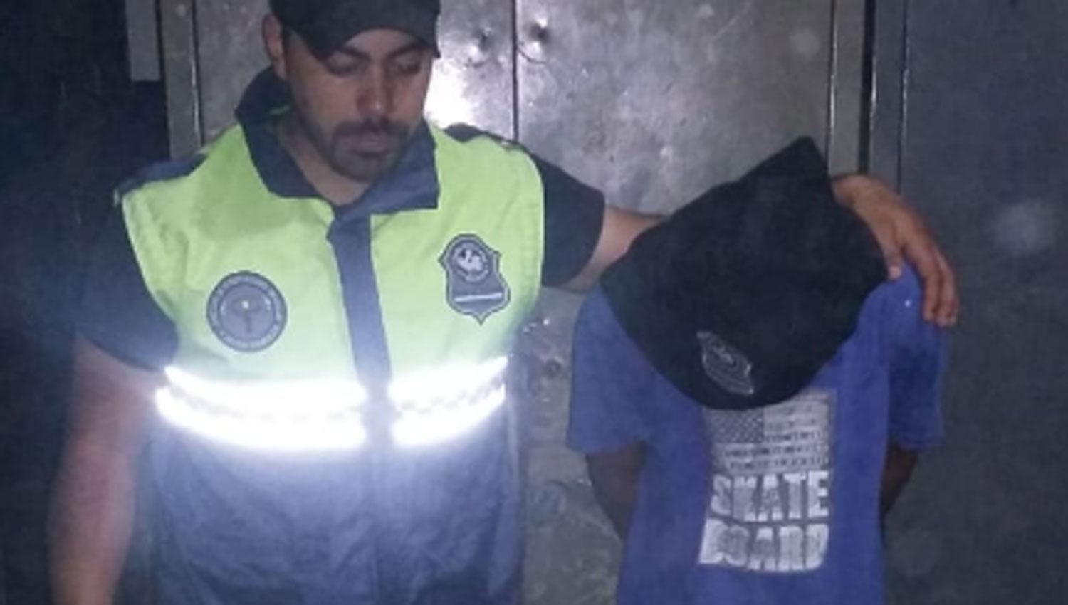 DETENIDO. El menor fue apresado en Alderetes.