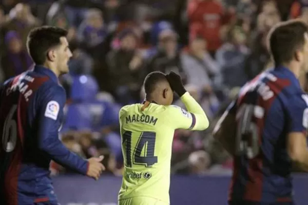 Copa del Rey: sin sus figuras, Barcelona cayó ante el Levante en la ida 2-1