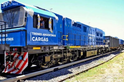 El transporte ferroviario de cargas creció un 78% desde 2015