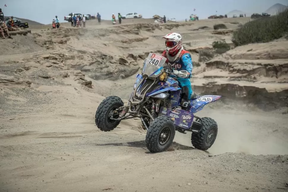 INAMOVIBLE. A Cavigliasso no hay quién le haga sombra en Cuatriciclos. El cordobés ganó las cuatro etapas disputadas. twitter @jereeemanza