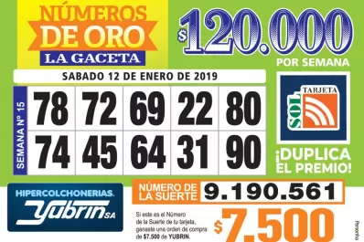 Los Números de Oro de LA GACETA