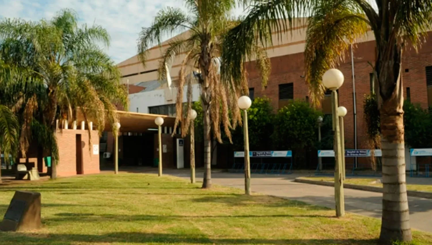 DROGA EN MENORES. El Hospital de Niños Alassia donde fue internada la beba de un mes.