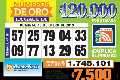 Los Números de Oro de LA GACETA