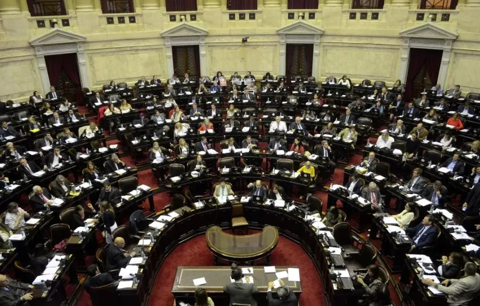 CONGRESO. El oficialismo pone en juego 46 bancas de diputados. archivo