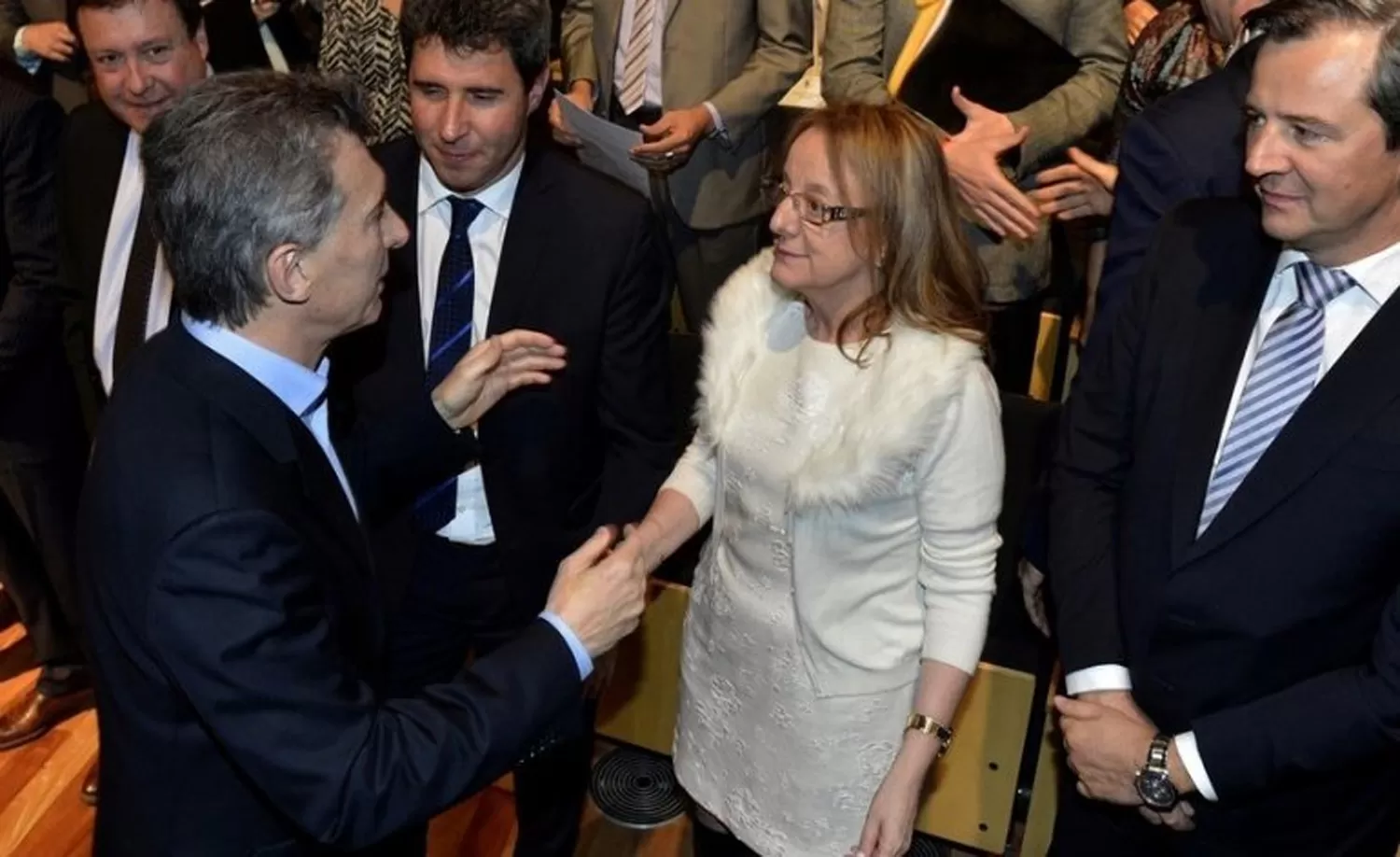 MACRI Y ALICIA KIRCHNER. EL Presidente visita Santa Cruz, por primera vez desde su asunción. 