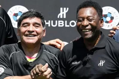 Pelé le dedicó un mensaje a Maradona en su cuenta de Twitter
