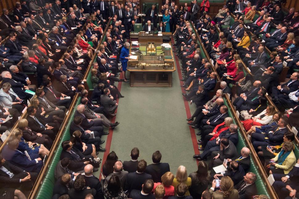 PARLAMENTO. Ante los 650 diputados británicos, se expusieron los aciertos y desaciertos del gobierno de May. fotos reuters