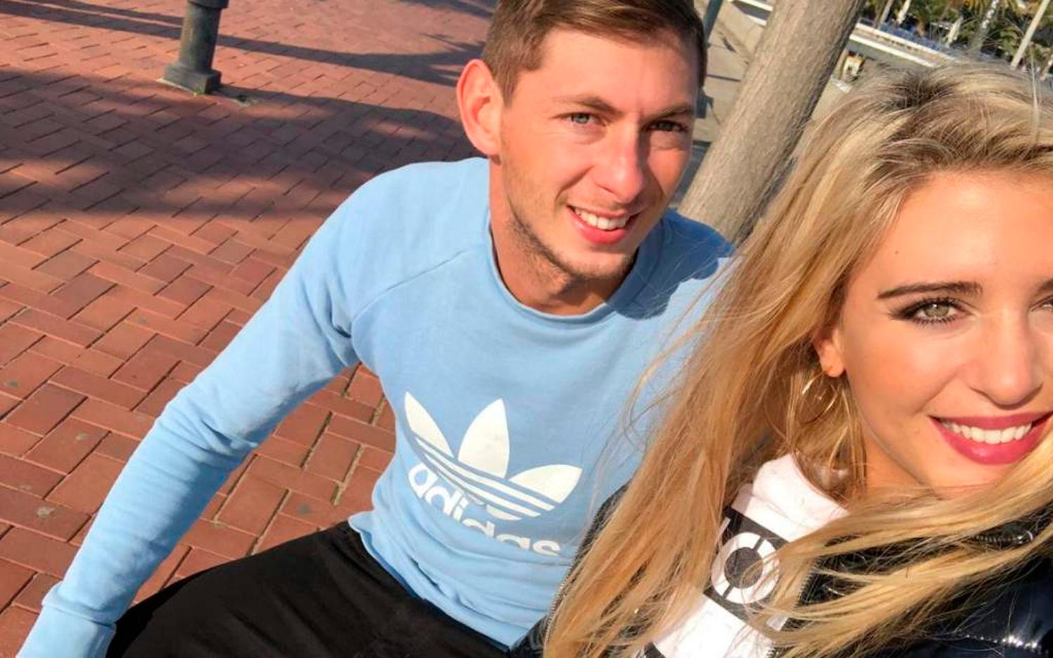 EMILIANO SALA Y BERENICE SCHKAIR. Cuando eran novios. 