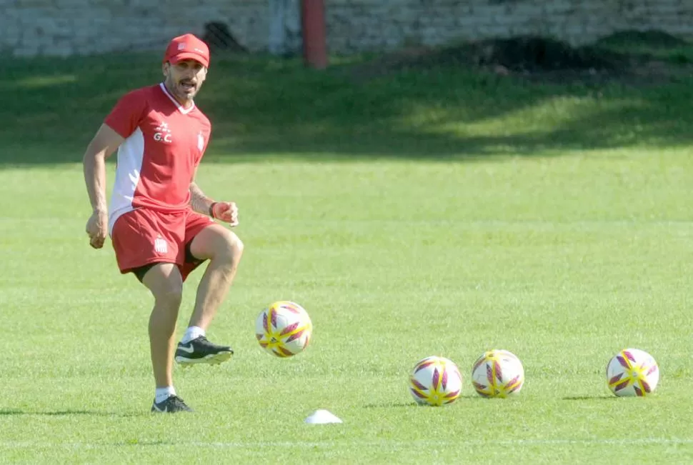 SINCERIDAD. “Ojalá podamos prolongar la racha positiva contra esta clase de rivales. De todos modos, cada partido es una historia diferente”, señaló el técnico Gastón Coyette. la gaceta / foto de franco vera