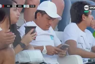 El Pulga Rodríguez no se lo perdió: viajó a Paraná para ver a Atlético