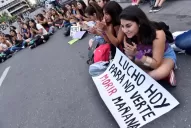 Marcharon contra el femicidio sin hombres y sin ningún pañuelo