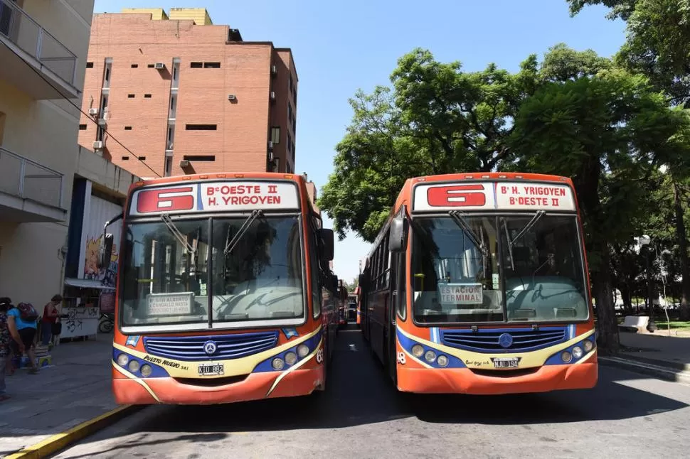 CON NORMALIDAD. El lunes no habrá paro de colectivos.