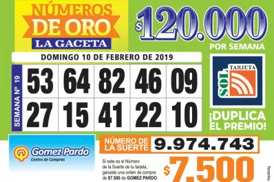 Los Números de Oro de LA GACETA