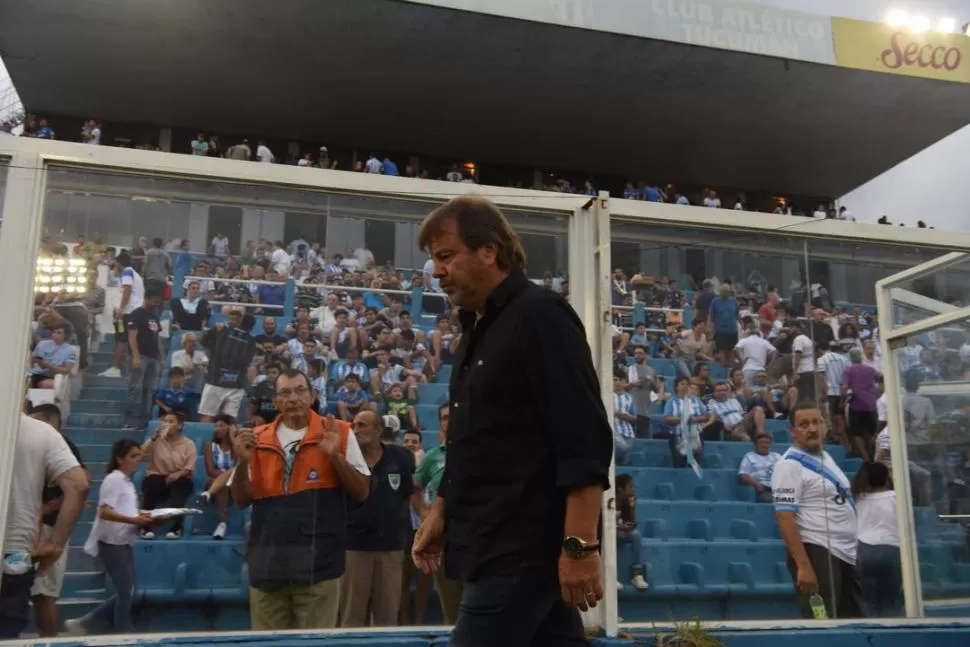 MOLESTO. Durante la conferencia de prensa, el “Ruso” enrostró que Atlético es uno de los equipos más goleadores de la Superliga, y pidió que se vea “la película”. la gaceta / foto de diego araoz 