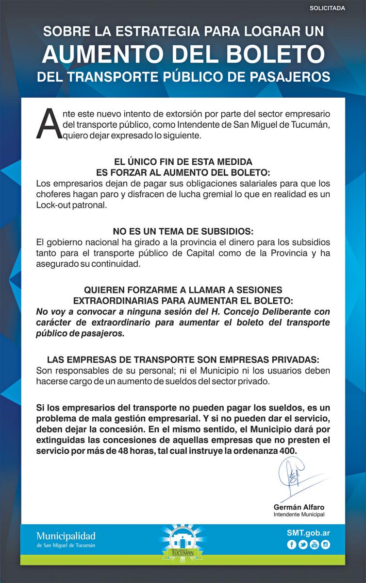 Qué dice la ordenanza 400 con la que Alfaro advirtió a los empresarios