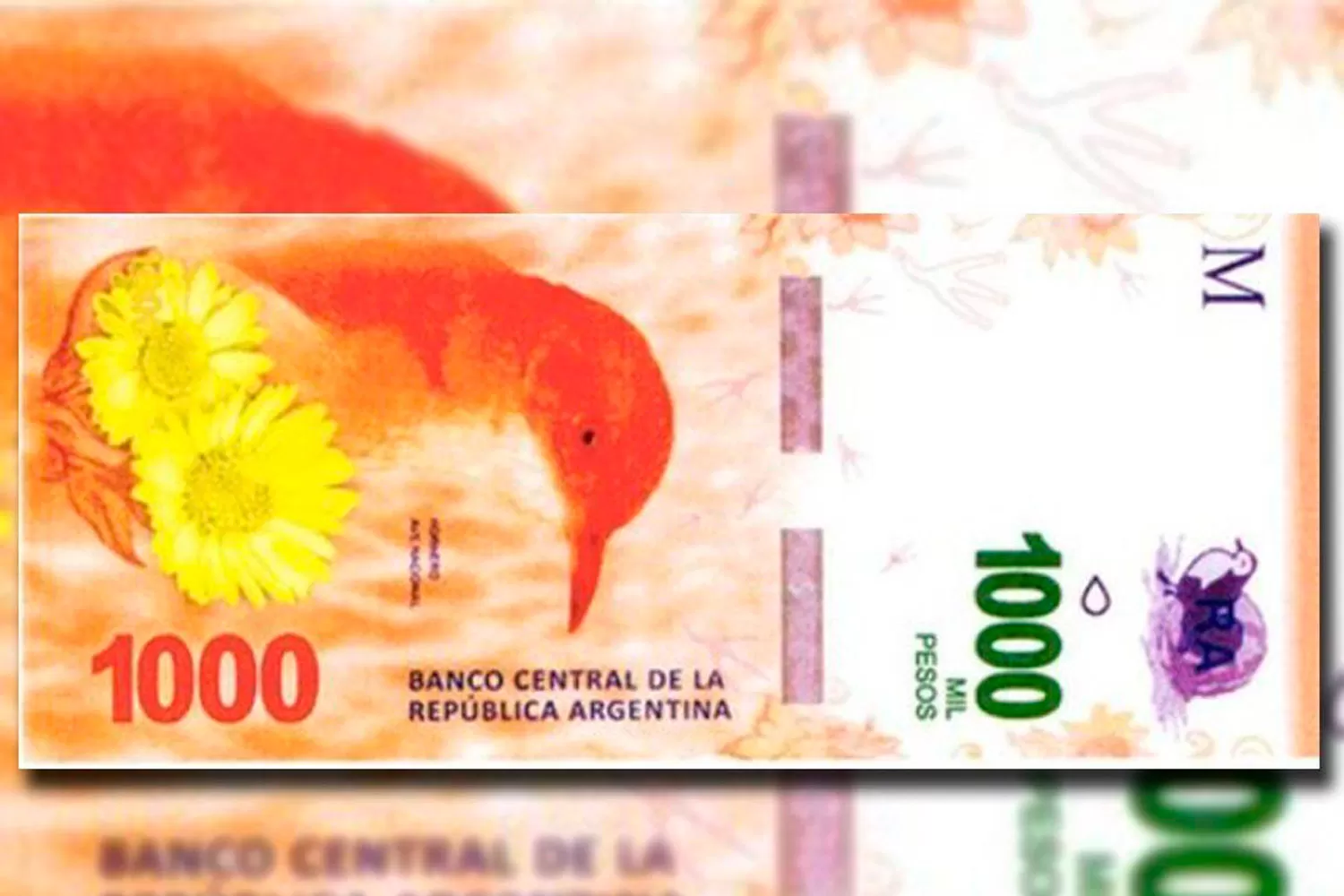 BILLETE DE $ 1.000