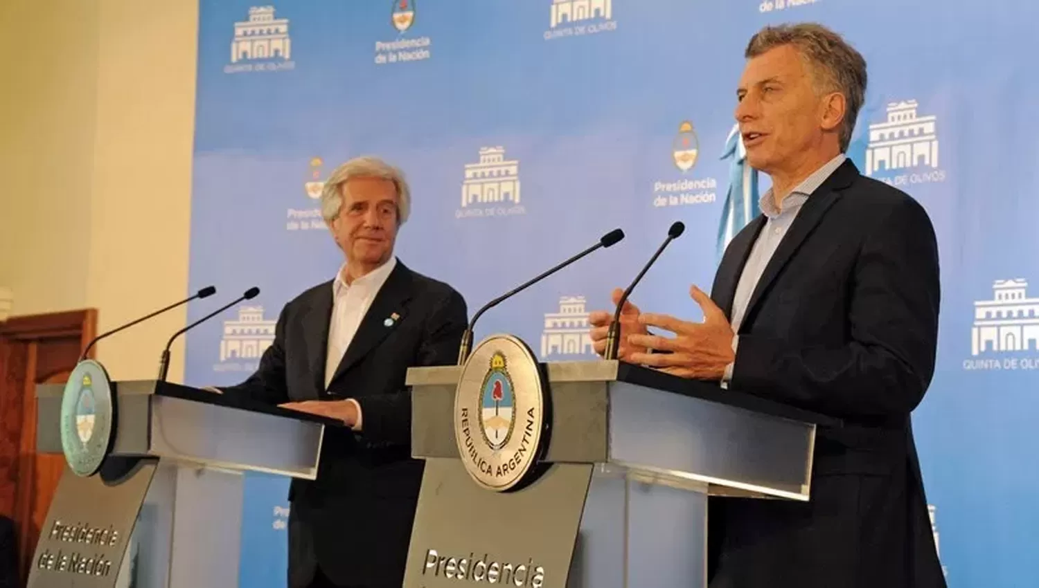 REUNIÓN PRESIDENCIAL. Tabaré y Macri se encontrarán esta mañana.