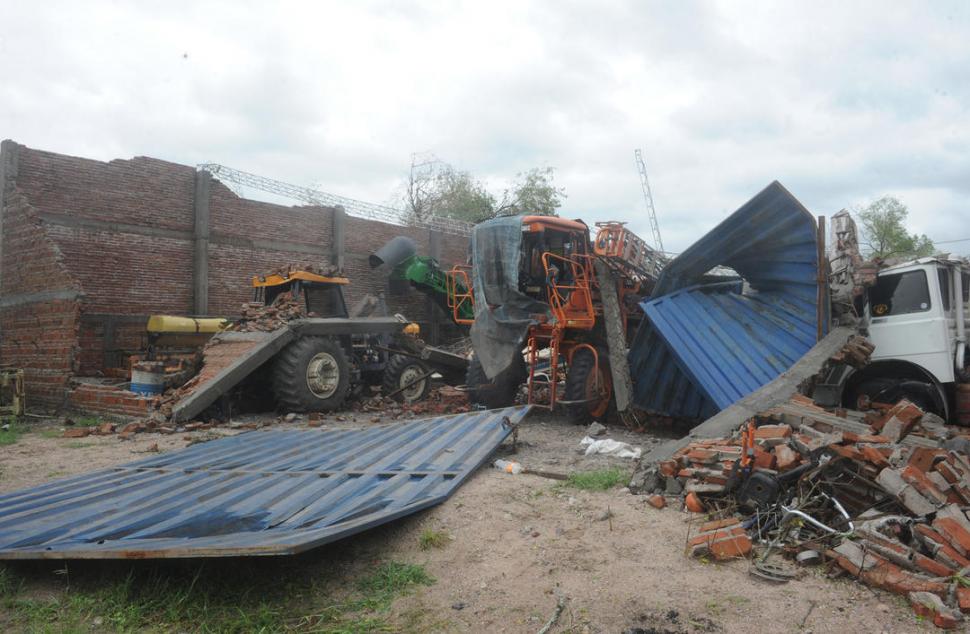 OLLA POPULAR. El municipio proveyó de alimentos a los damnificados.