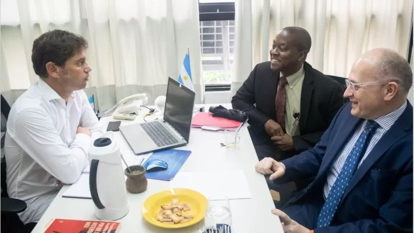 La delegación técnica del Fondo se reunió con Kicillof y Urtubey