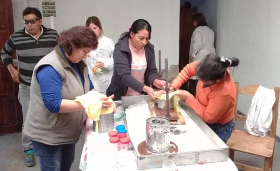 QUESOS. Los productores trabajaron con nuevas técnicas de elaboración. 
