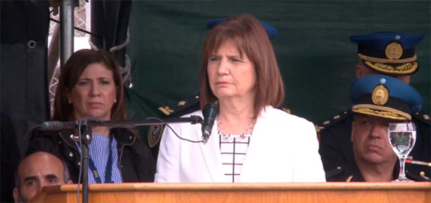 MINISTRA DE SEGURIDAD. Patricia Bullrich.