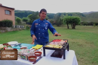 Hoy, en Cocinando con Maxi: carré de cerdo con ciruelas y verduras