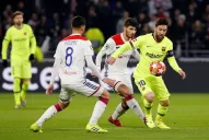 Con Messi de titular, Barcelona empató sin goles en Francia