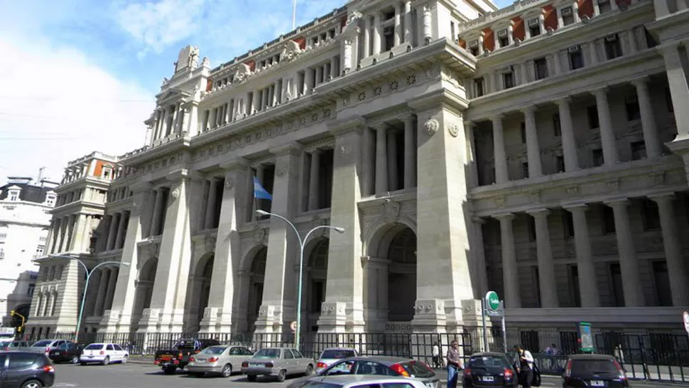 Fachada del edificio de la Corte Suprema de Justicia de la Nación.