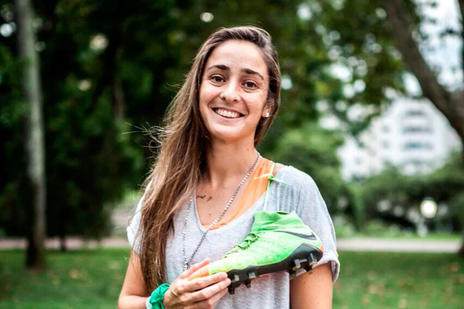 MACARENA SÁNCHEZ. Futbolista, militante por la profesionalización del fútbol femenino.