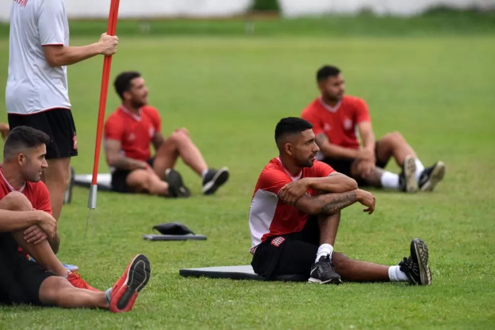 REVANCHA. Claudio Bieler y Matías García fueron los principales “borrados” por Walter Coyette; ahora, frente a River, volverían a jugar como titulares.  la gaceta / foto de DIEGO ARAOZ